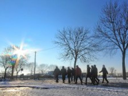 Schneemänner grüßten im Fischerviertel - | WAZ.de