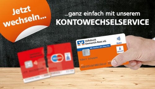 Kontowechselservice - Volksbank Emmerich-Rees eG