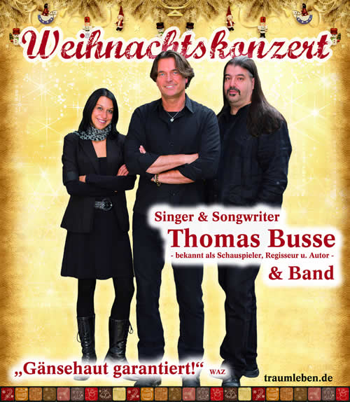 Weihnachtskonzert mit Thomas Busse und seiner Band