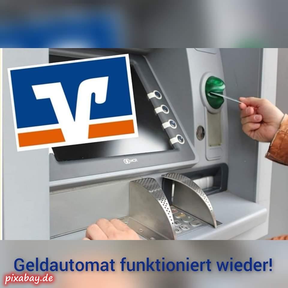 Geldautomat funktioniert wieder