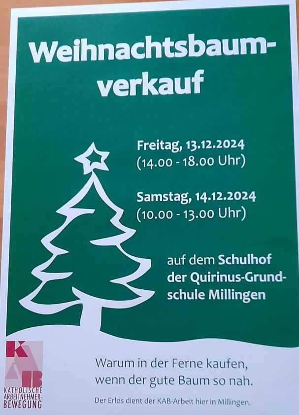 KAB Weihnachtsbaumverkauf