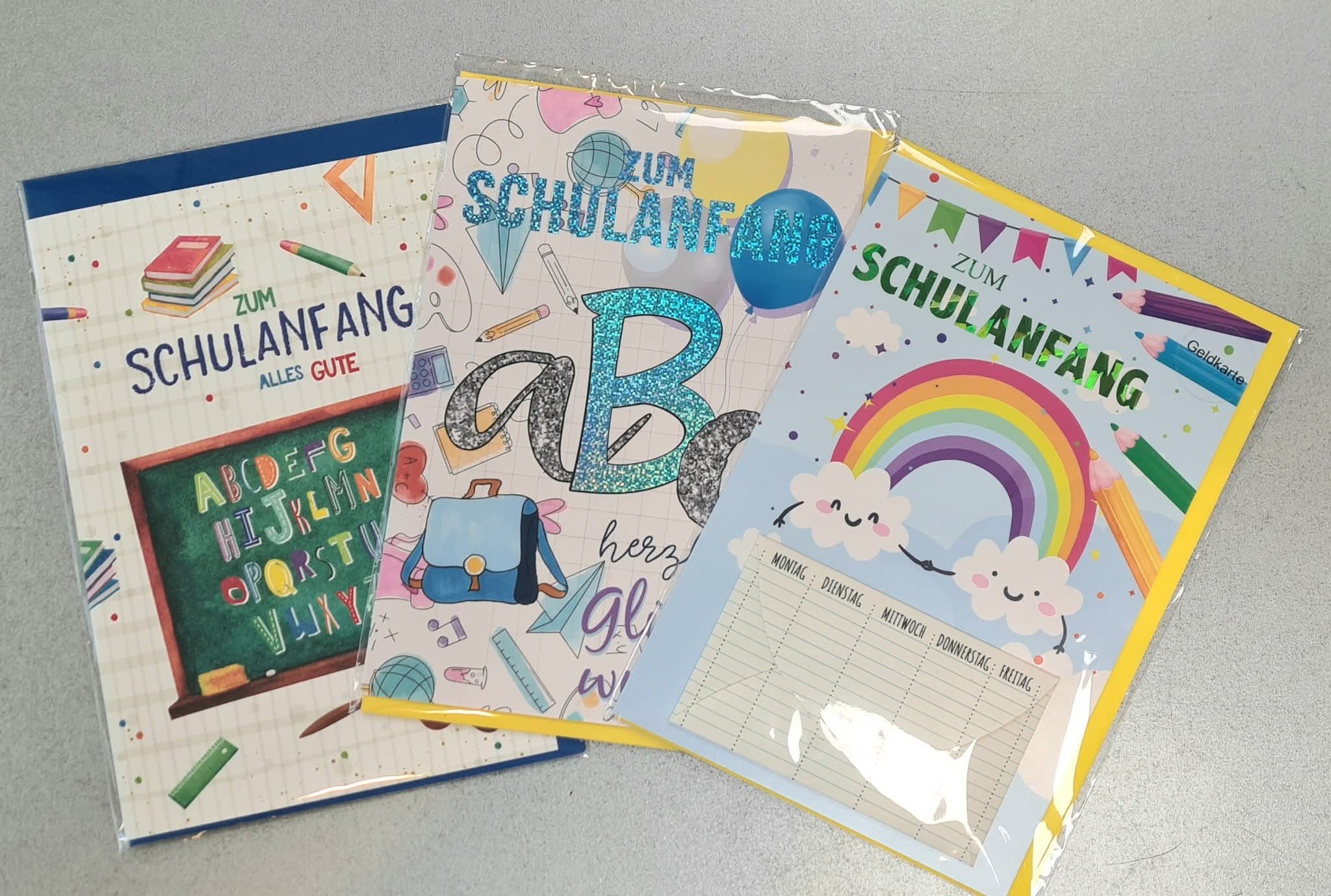 Der Schulanfang kann kommen.