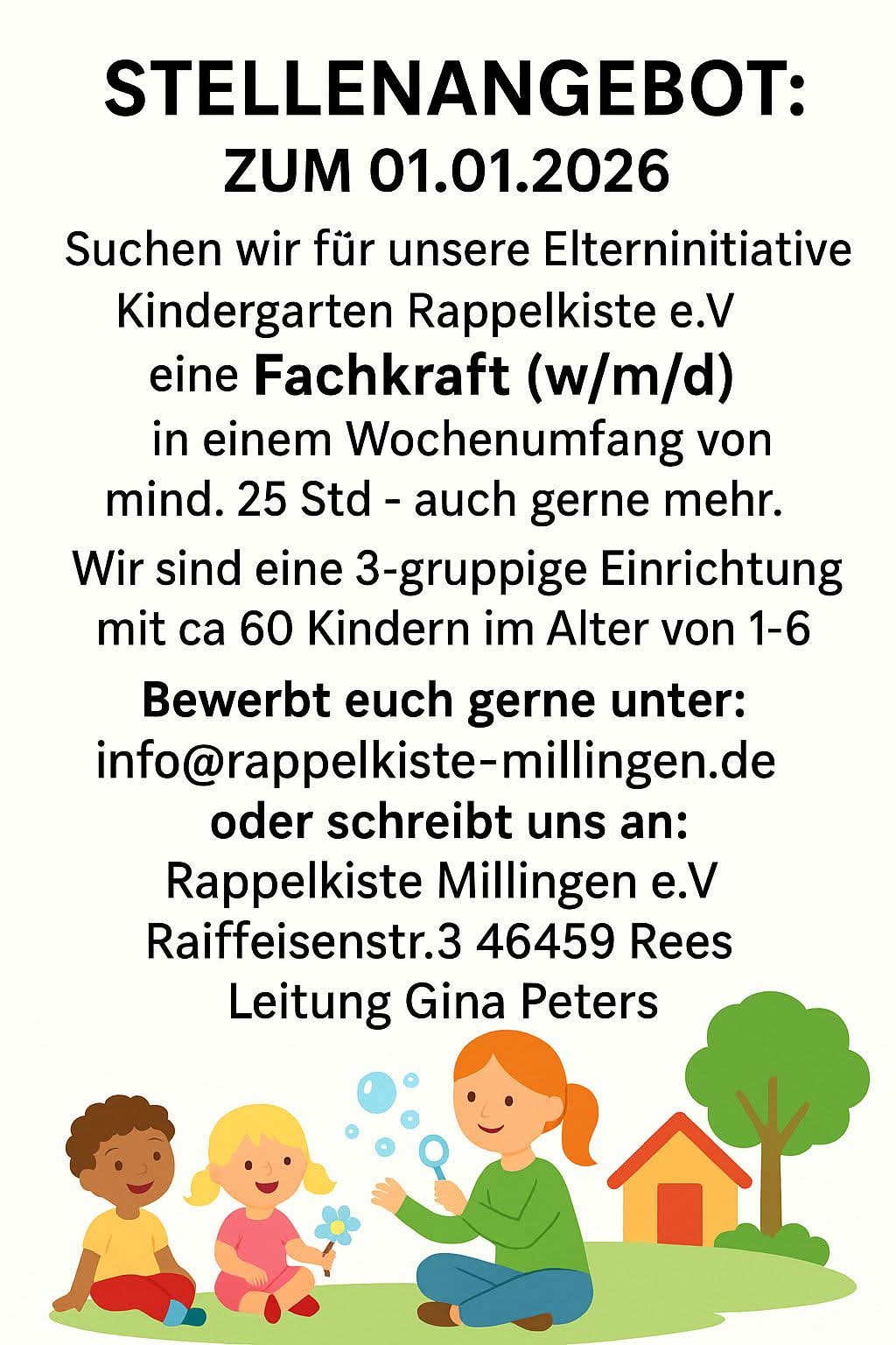 Verstärkung gesucht