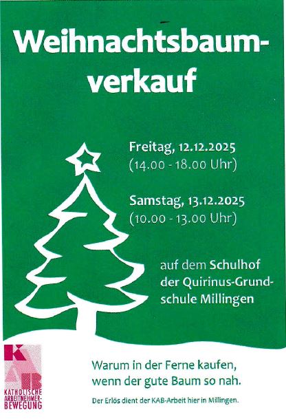 Weihnachtsbaumverkauf 2025