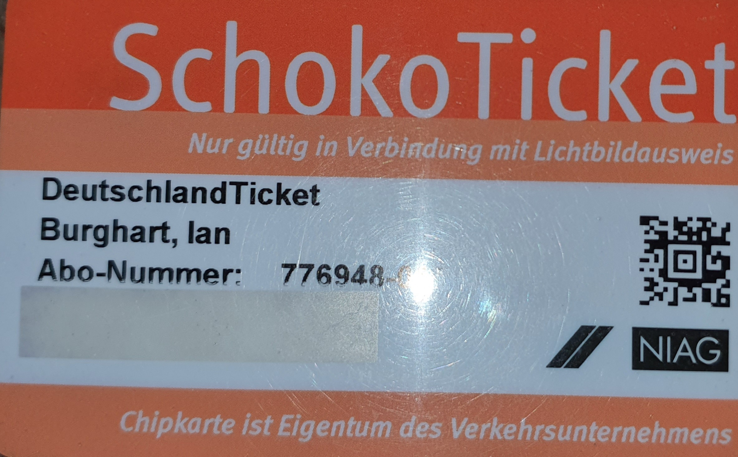 Schokoticket gefunden